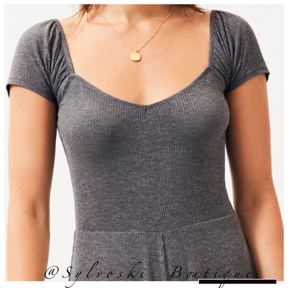 🔥LA Hearts Short Sleeve Knit Romper NWT - Picture 4 of 5